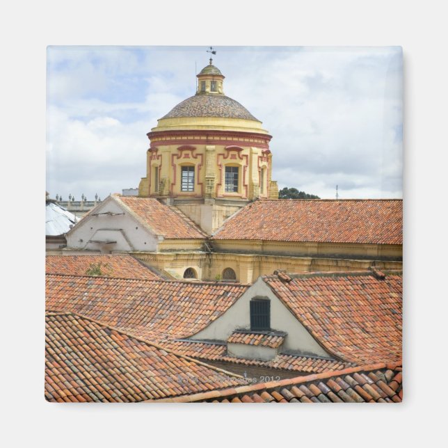 Rooftops in Bogota Magnet (Front)