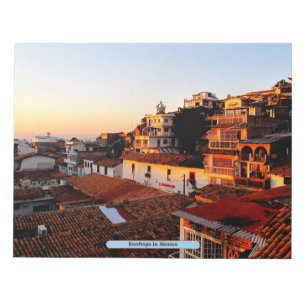 Rooftops in Mexico Notepad