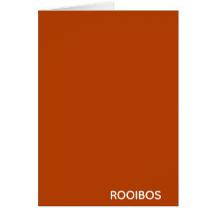 Rooibos red brown colour name