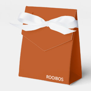 Rooibos red brown colour name favor box