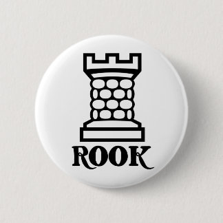 Rook / Castle 2 Inch Round Button