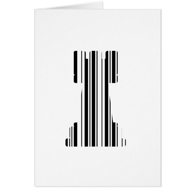 ROOK CHESS PIECE BAR CODE Game Barcode Pattern (Front)
