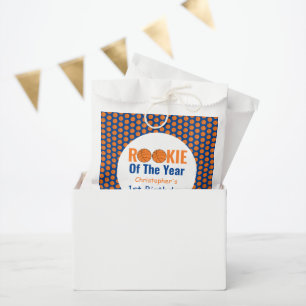 Rookie Basketball 1st Birthday Favour Bag