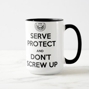 Rookie Blue Serve & Protect Right Hand Mug