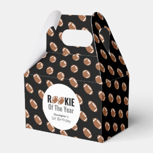 Rookie Football 1st Birthday Favor Box