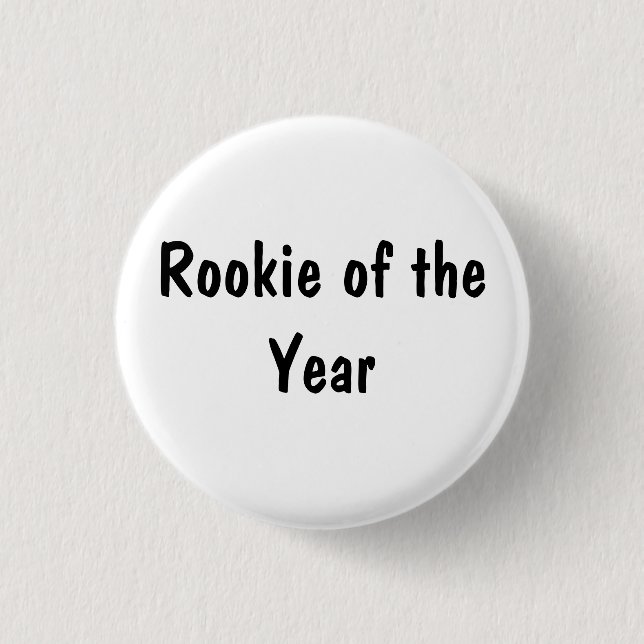 Rookie of the Year 1 Inch Round Button (Front)