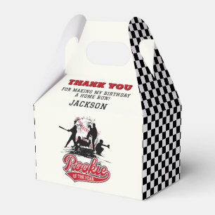 Rookie Of The Year Baseball Birthday Party Custom Favor Box