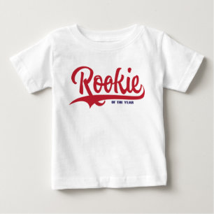 Rookie of the year First Birthday Baseball Shirt
