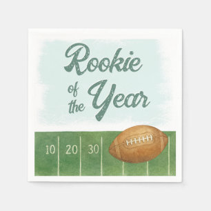 Rookie of the Year Football Napkin