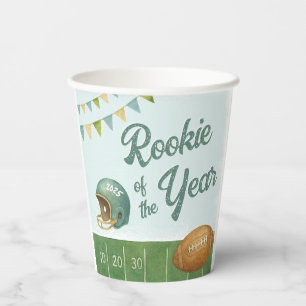 Rookie of the Year Football Paper Cups