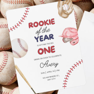 Rookie of the Year Kid's Party Invitation