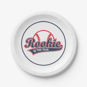 Rookie of the Year Paper Plate