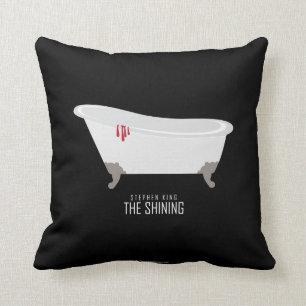 Room 217 Bathtub Throw Pillow