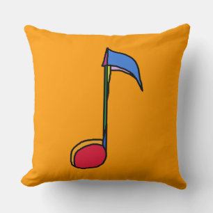room decor music idea throw pillow