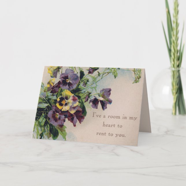 Room In My Heart - Valentine Holiday Card (Front)