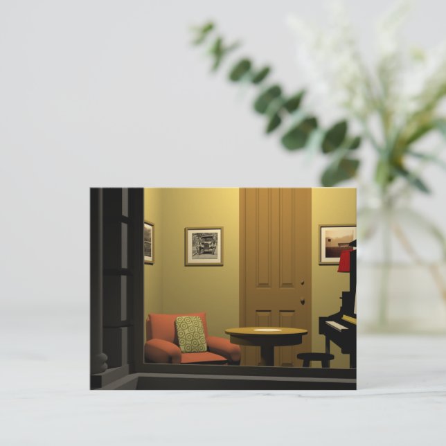 Room in New York Postcard (Standing Front)