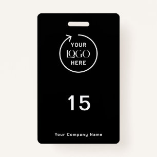Room Number   Black Hospitality Business Key Tag Badge