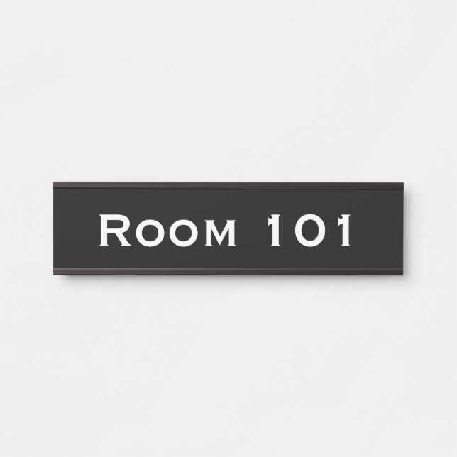 Room Number Door Sign Hotel Office Building (Front)
