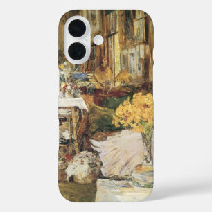 Room of Flowers by Childe Hassam, Vintage Fine Art iPhone 16 Case