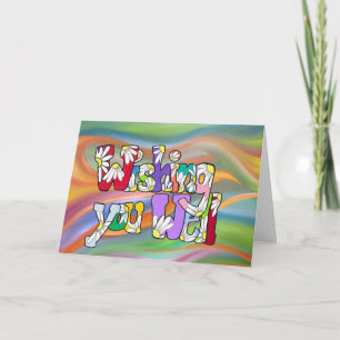 Room Spinning Get Well Card