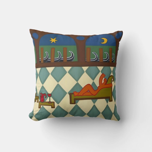 Room to Think 2006 Throw Pillow (Front)