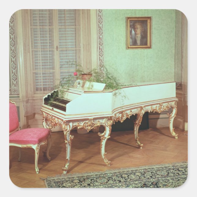 Room with the harpsichord square sticker (Front)