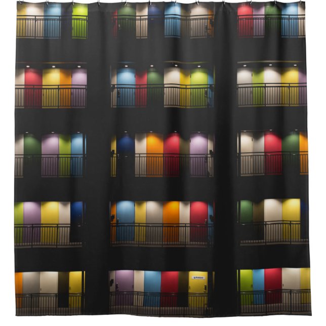 ROOMS WITH ASSORTED-COLOR DOORS (Front)