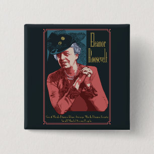 Roosevelt 2 Inch Square Button