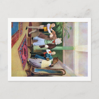 Roosevelt Bears at the Tailor Postcard