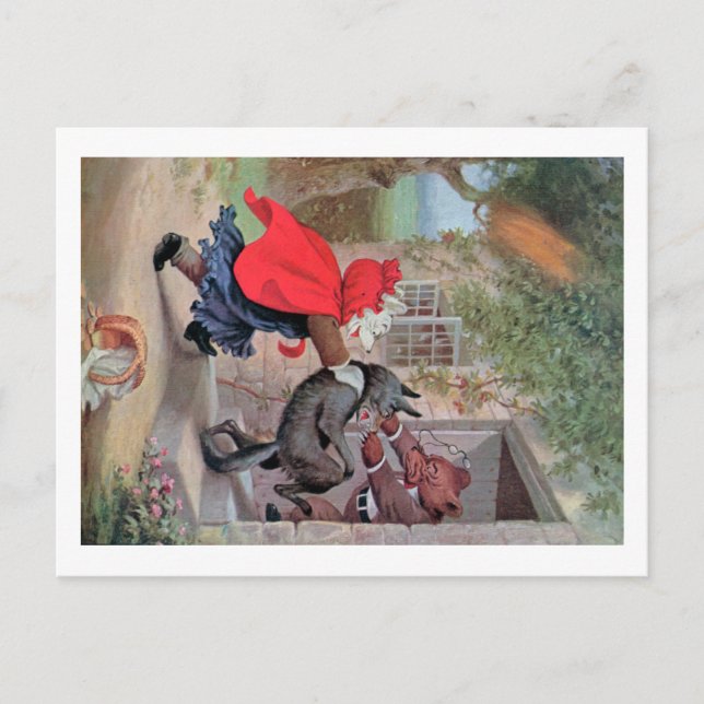 Roosevelt Bears Play Little Red Riding Hood Postcard (Front)