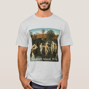 Roosevelt Island, 1976, s'effond le T-shirt