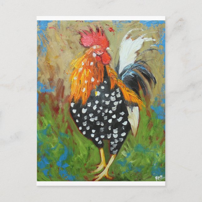 Rooster#485 Postcard (Front)