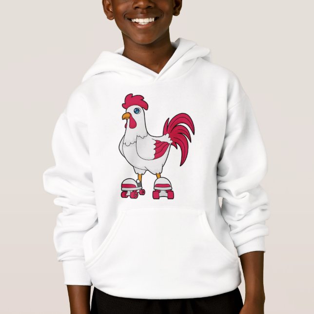 Rooster at Inline skating with Roller skates (Front)