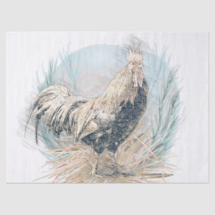 Rooster Bird Tissue Paper