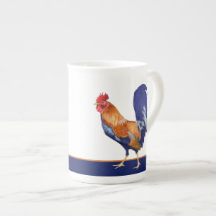 Rooster Bone China Mug