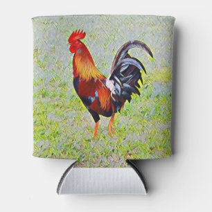 Rooster Can Cooler