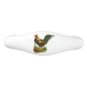 Rooster Ceramic Drawer Pull