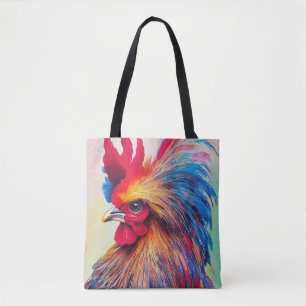 Rooster Chicken Animal Discovery Adventure Nature  Tote Bag