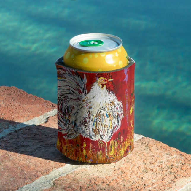 Rooster Chicken Can Cooler (In Situ Pool)