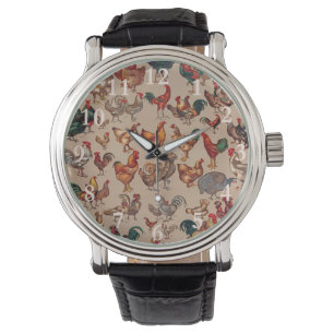 Rooster Chicken Farm Animal Poultry Country Watch