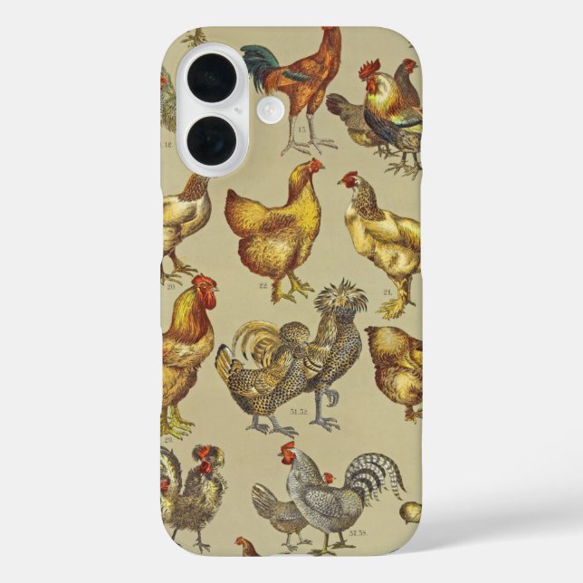 Rooster Chicken Farm Country Animal Case-Mate iPhone Case (Back)