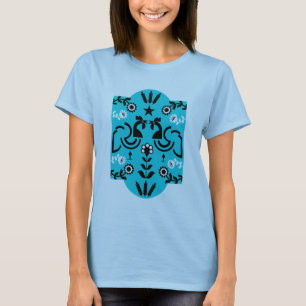 Rooster Cockerel Nordic Scandinavian Folk Art      T-Shirt