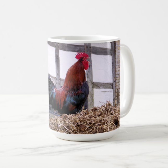 ROOSTER COFFEE MUG (Front Right)