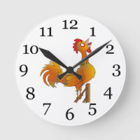 Rooster crowing