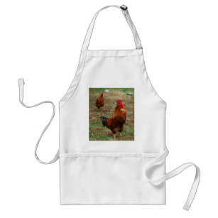 Rooster Crowing Standard Apron