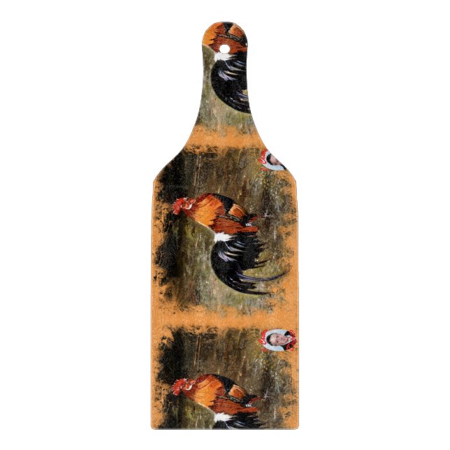 Rooster Cutting Board (Front)