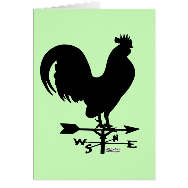 Rooster de Weathervane (Devant)