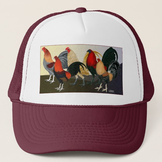 Rooster Dream Team Trucker Hat (Front)