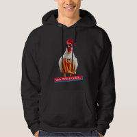 Rooster Dude Chillin' at Beach in Swim Trunks