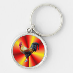 Rooster flash keychain